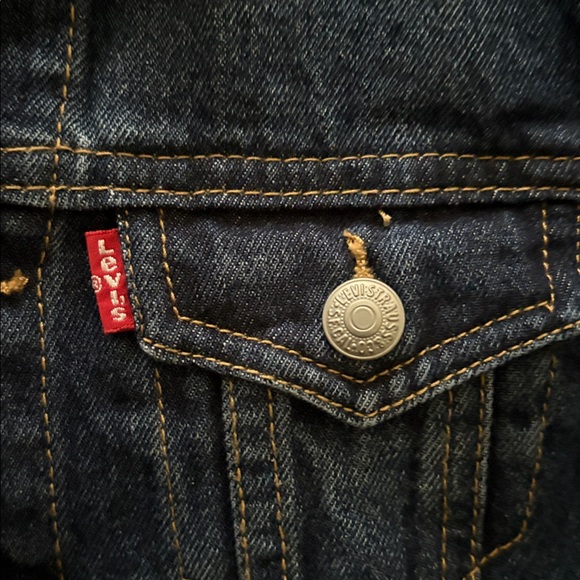Levi's Dark Blue Kids Jean Jacket - Picture 2 of 2